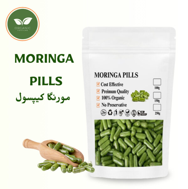 MORINGA PILLS | 200 Capsule | Organic